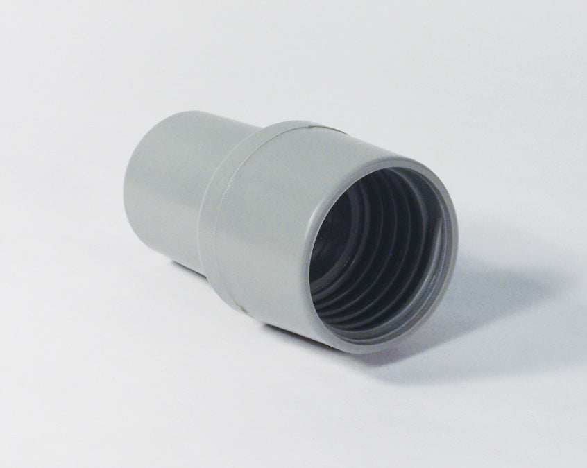 1Â½ SWIVELLING HOSE END CUFF - GREY