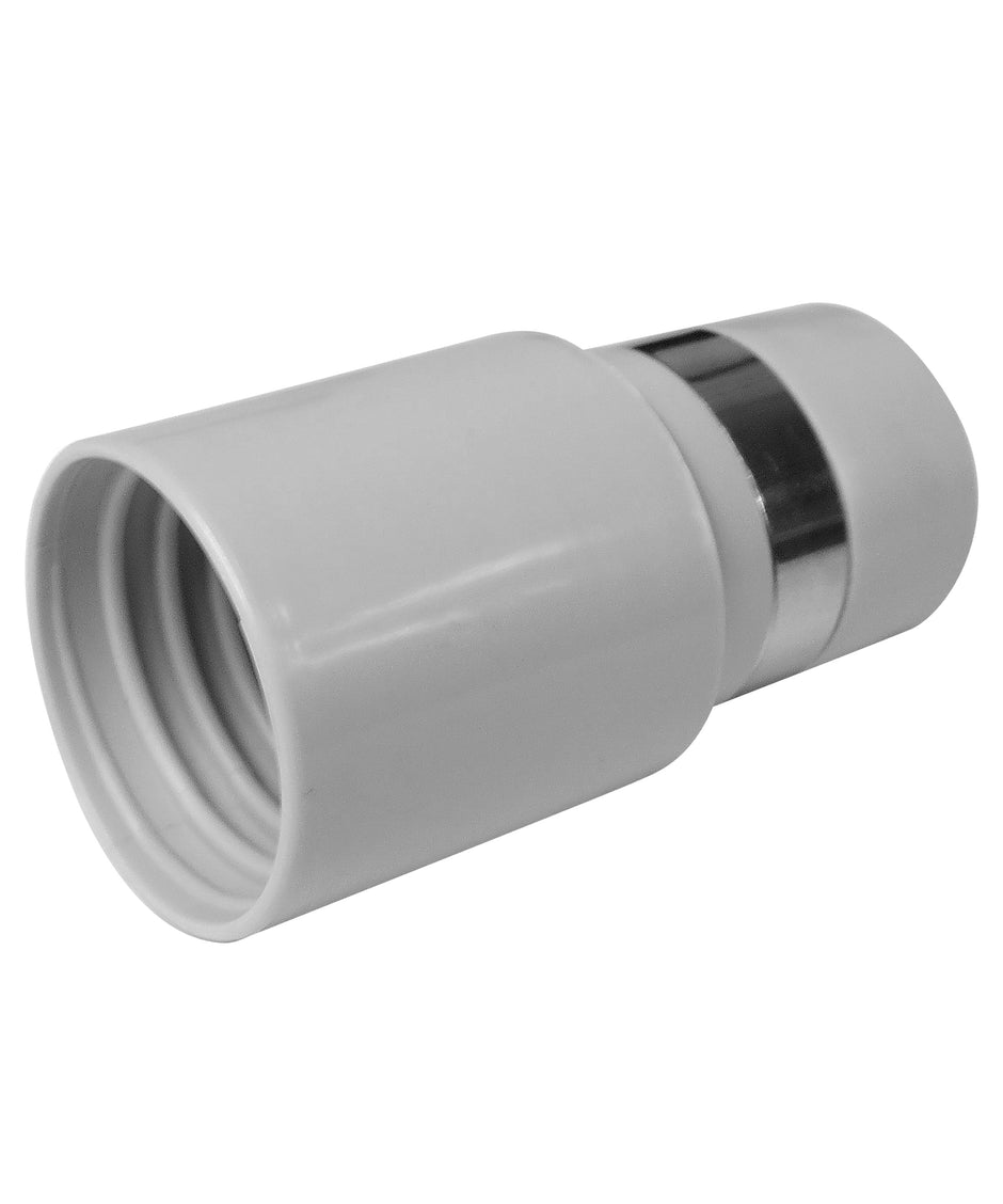 END CUFF STARTER WITH METAL BAND FOR CENTRAL VAC INLET