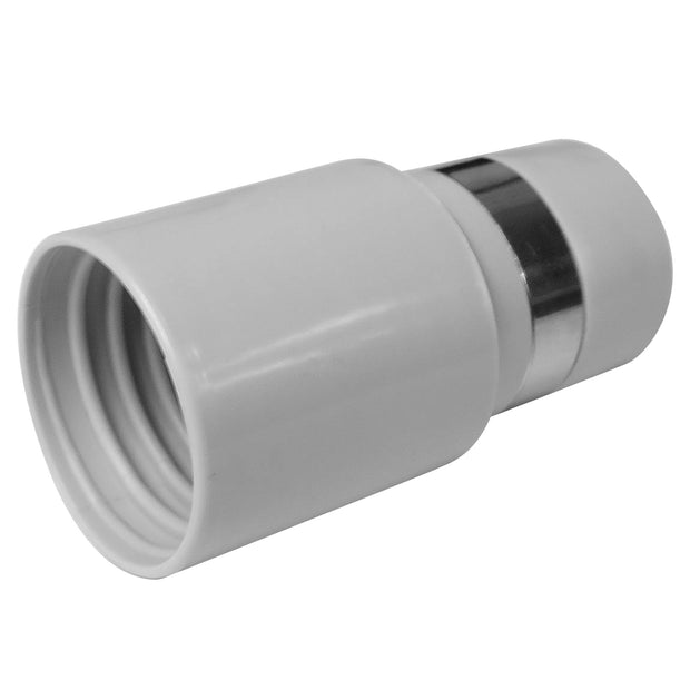 END CUFF STARTER WITH METAL BAND FOR CENTRAL VAC INLET