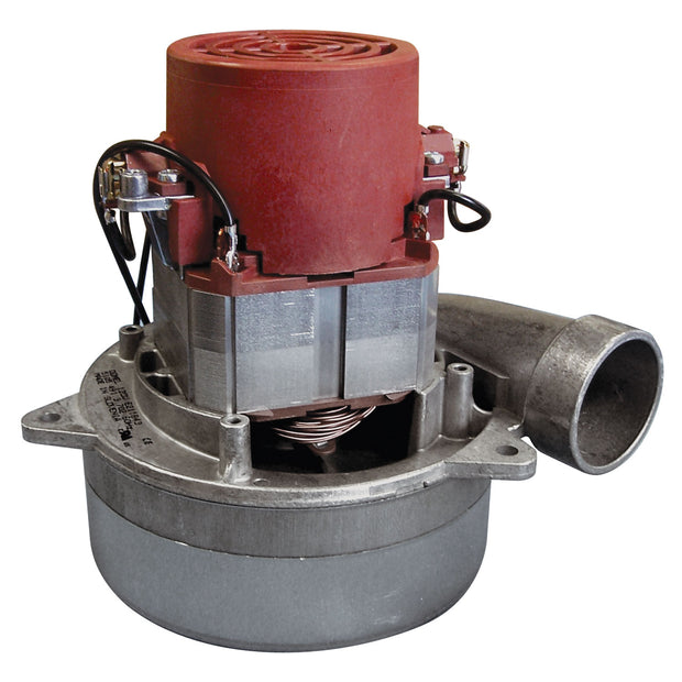 Tangential Vacuum Motor - 5.7" dia - 2 Fans - 120 V - 13 A - 1400 W - 470 Airwatts - 104" Water Lift - 112" CFM - Domel  491.3.702