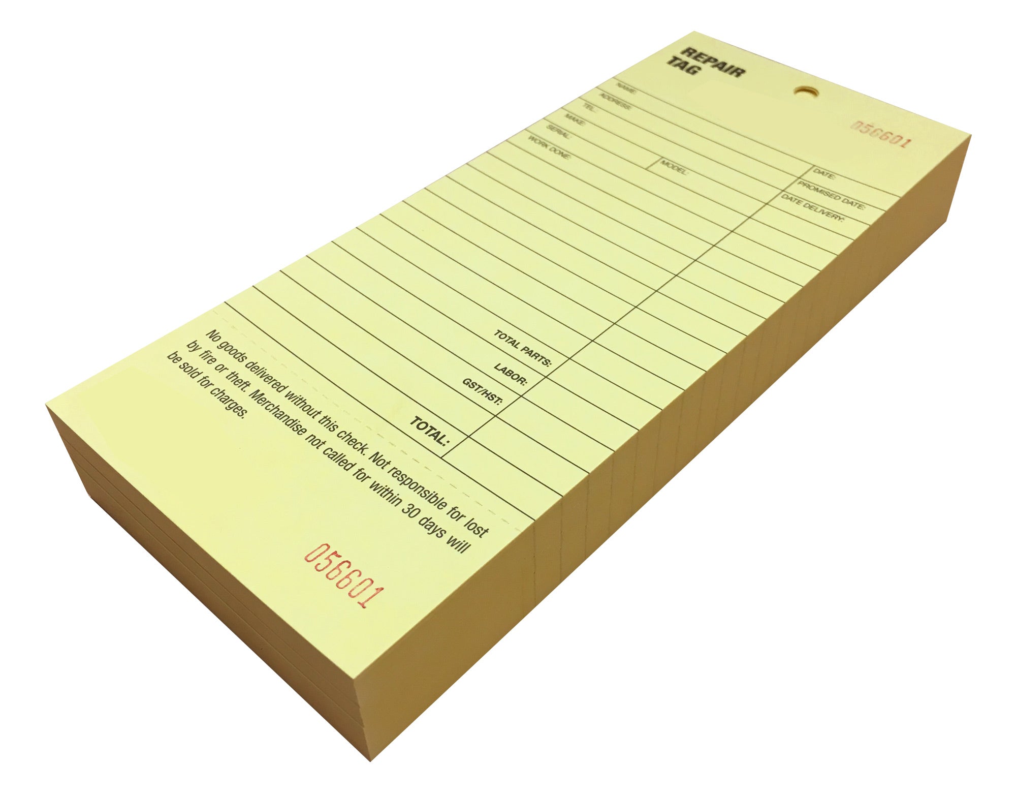 Repair Tags - Pkg/100
