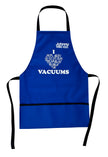 Sturdy Work Apron - I Love Vacuums - Blue