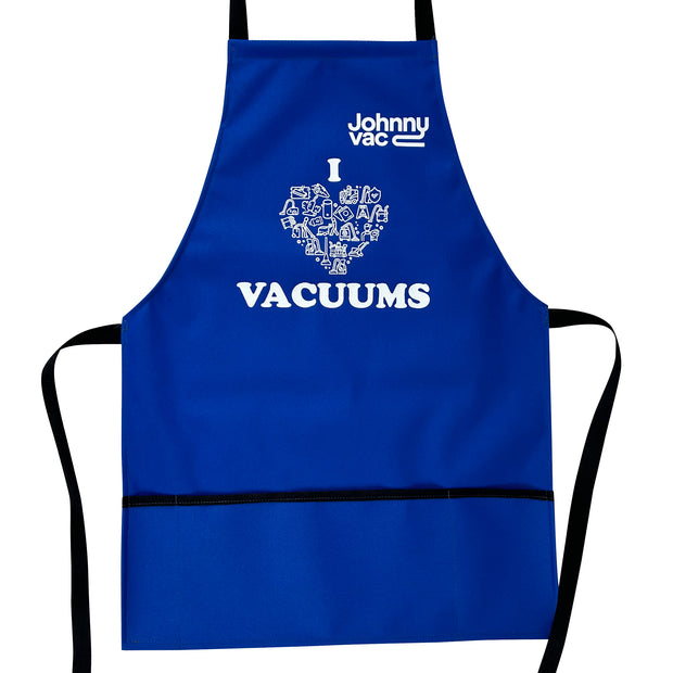Sturdy Work Apron - I Love Vacuums - Blue