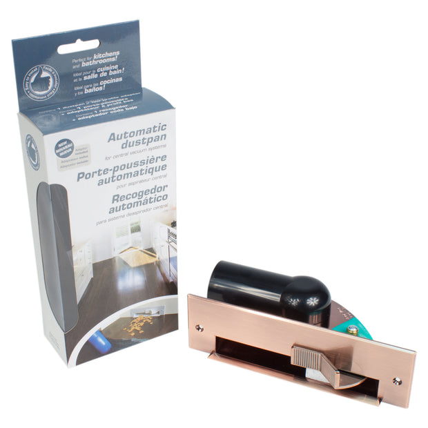 Sweep Inlet Valve for Central Vacuum (Crumbs Collector) - Copper