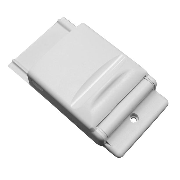 Automatic Dust Pan for Central Vacuum - White - Baseboard Mount
