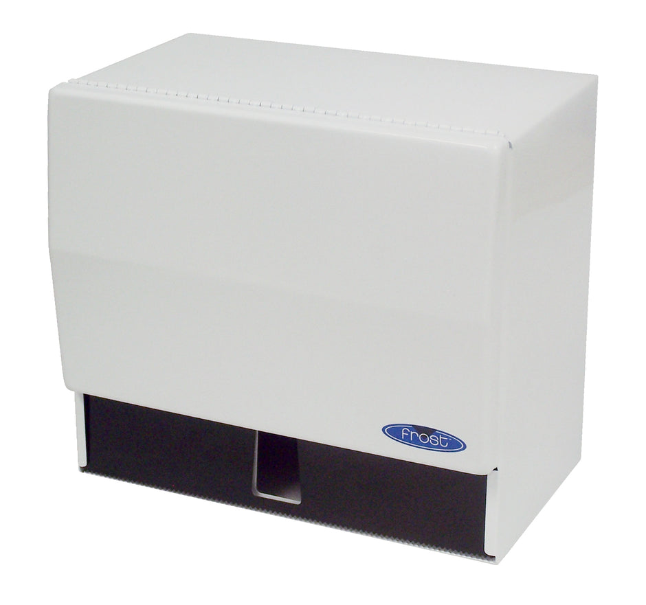 Paper Hand Towel Dispenser - for Roll or Single Fold - Frost 101 - White