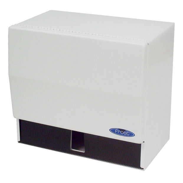 Paper Hand Towel Dispenser - for Roll or Single Fold - Frost 101 - White