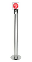 Hand Sanitizer Dispenser - Foot Pedal Operated (Contactless) - Made in Stainless Steel - For use against coronavirus (COVID-19)