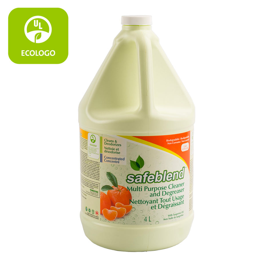 Ecologo Multi-Purpose Cleaner and Degreaser - Tangerine - 1.06 gal (4 L) - Safeblend