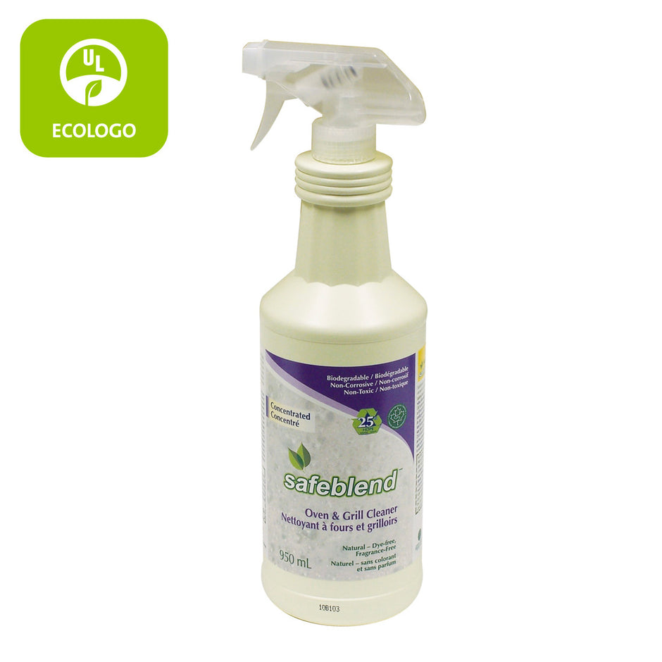 Ecologo Oven and Grill Cleaner - Gel - Tangerine - 33.4 oz (950 ml) - Safeblend -