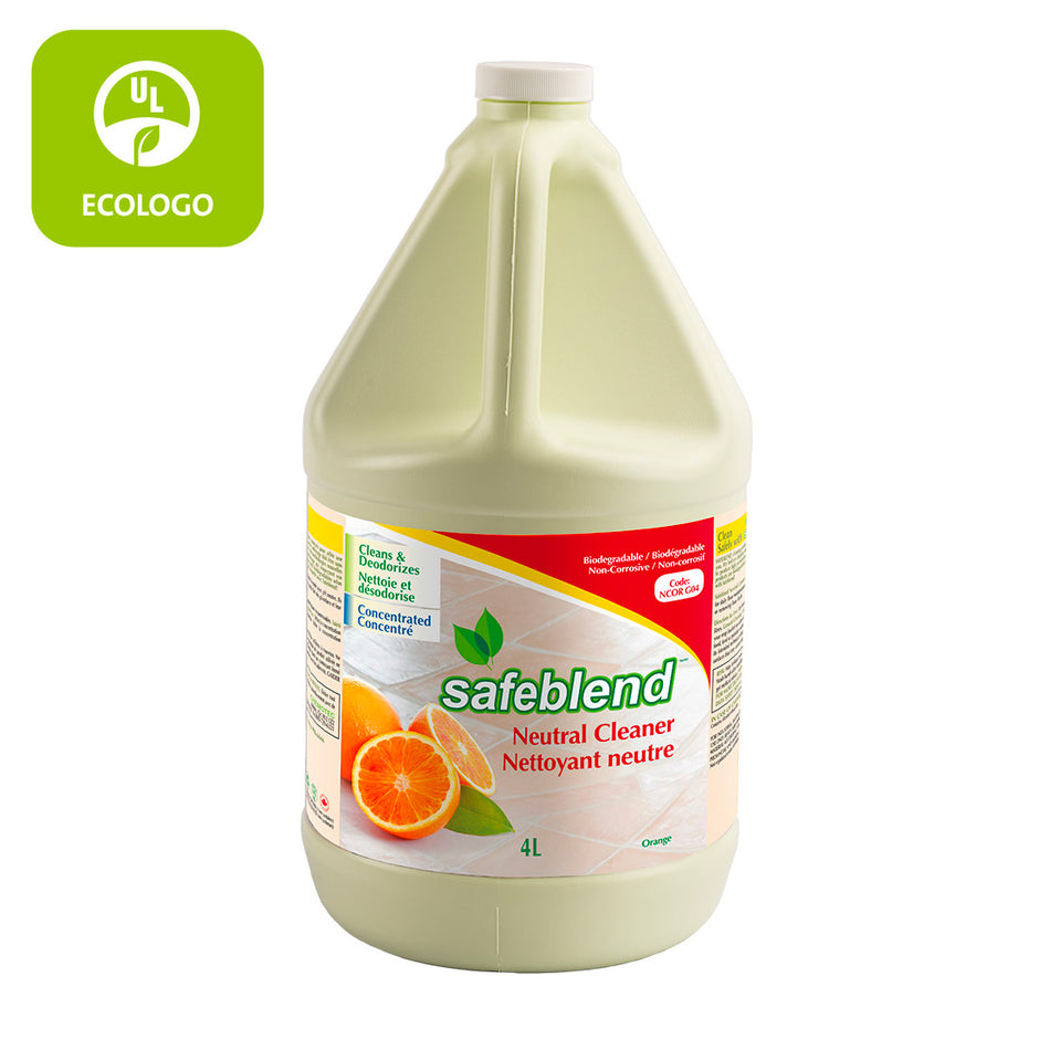 Ecologo Concentrated Neutral Cleaner - Orange - 1.06 gal (4 L) - Safeblend