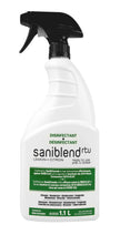 Saniblend RTU- Cleaner - Deodorizer - Disinfectant - Ready to Use - Lemon - 0.29 gal (1.1 L) - Safeblend SRTLGN4 - Disinfectant for use against coronavirus (COVID-19) DIN 02344904