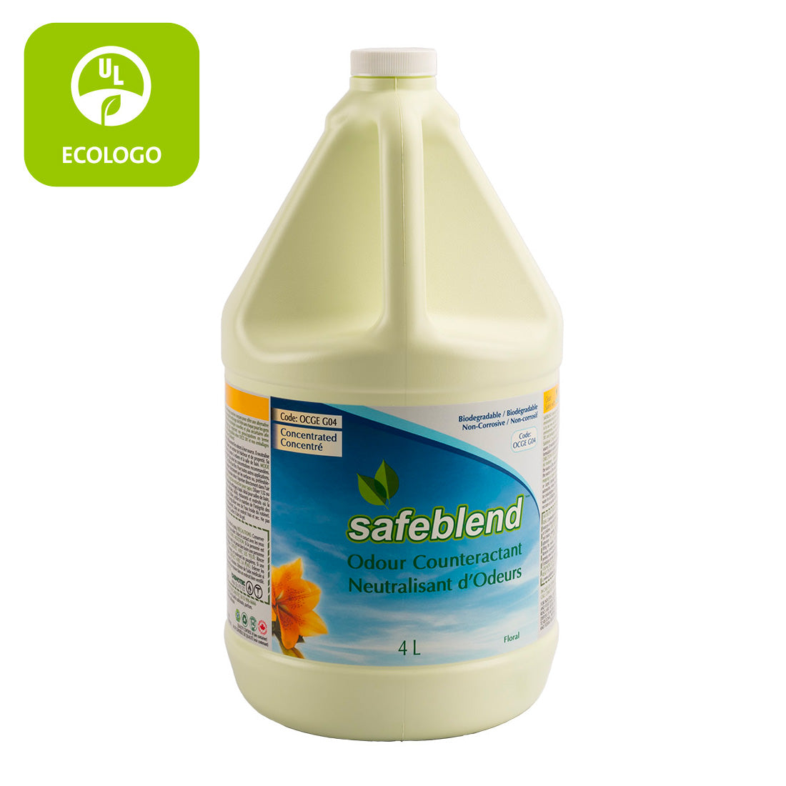 Ecologo Odor Neutralizer - Concentrated - 1.06 gal  (4 L) - Safeblend