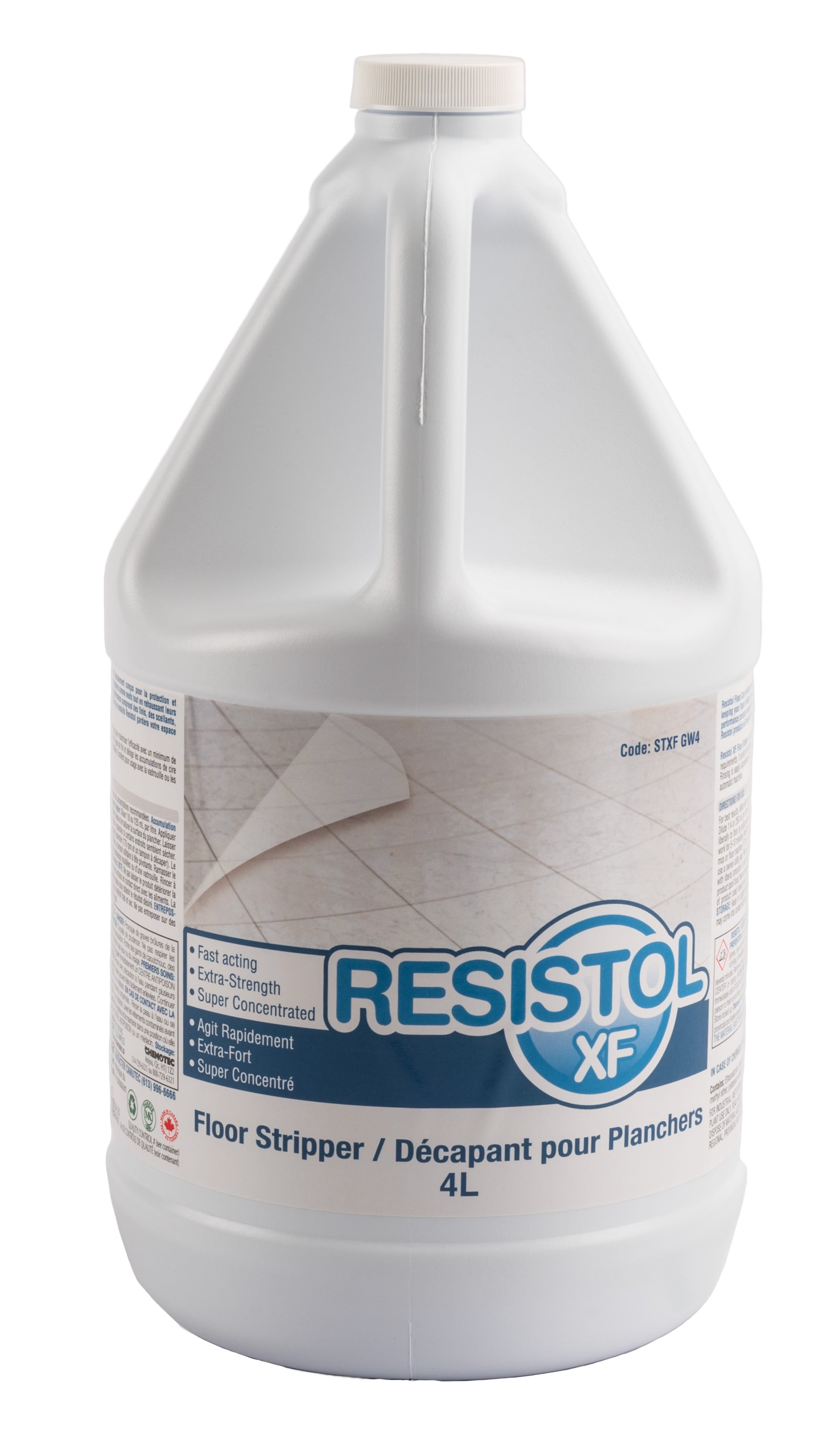 Floor Stripper - Super Concentrated - Resistol  XF -  1.06 gal  (4 L) - Safeblend STXF GW4