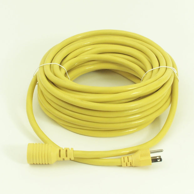 50' Electric Cord 12/3 Twist to Lock Extension - EDIC B11769