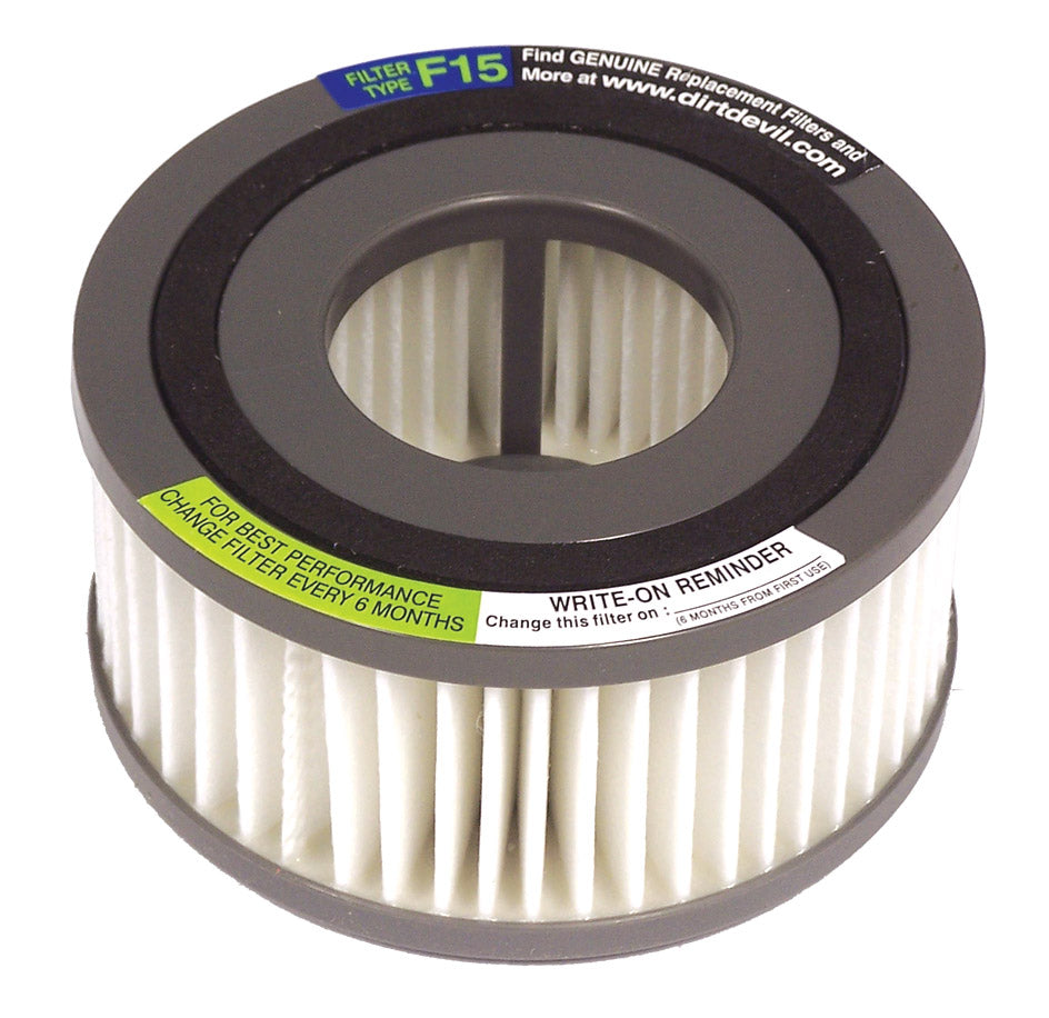 HEPA Cartridge Filter Style F15 for Dirt Devil Vacuum - 3SS0150001