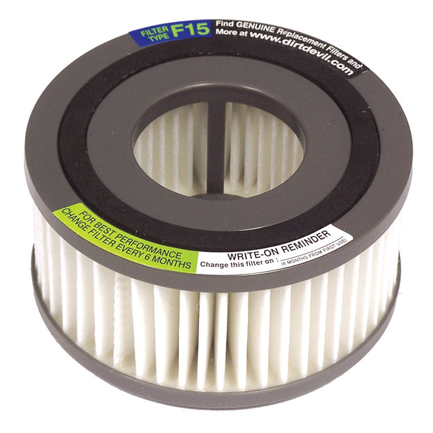 HEPA Cartridge Filter Style F15 for Dirt Devil Vacuum - 3SS0150001