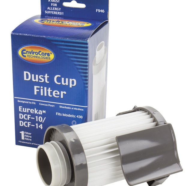 Complete Filter for Dust Cup Eureka DCF10/DCF14 for Upright Vacuum 430 - F946