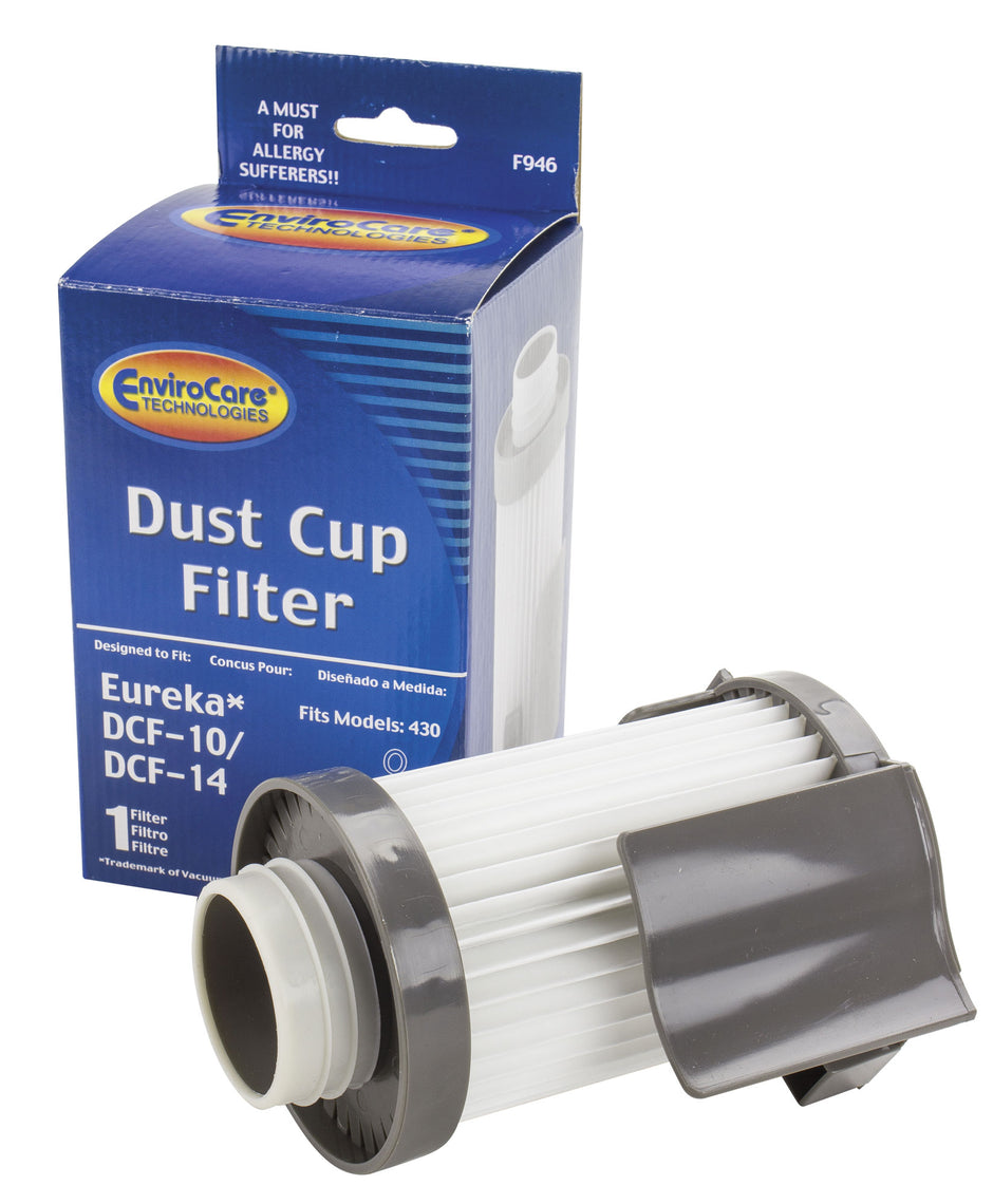 Complete Filter for Dust Cup Eureka DCF10/DCF14 for Upright Vacuum 430 - F946