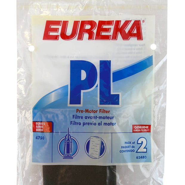 Filtre Eureka - PL 62480 - Pack of 2