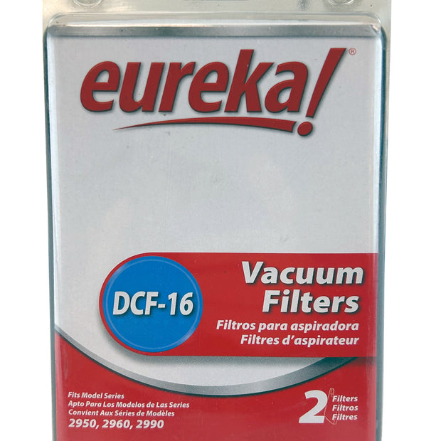 Eureka Filter for Vacuum Cleaner - DCF16 - Pack of 2 - DCF-16