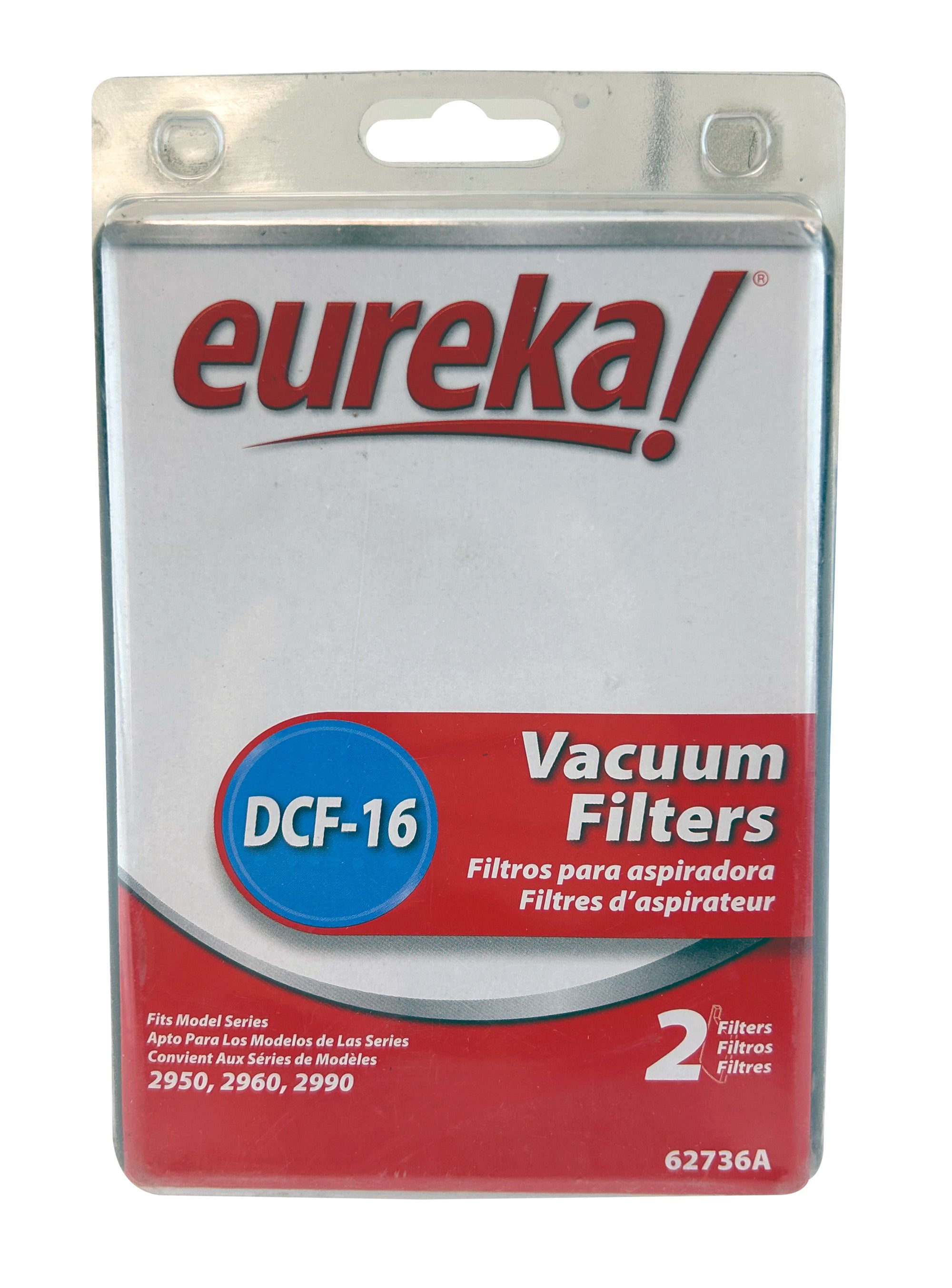 Eureka Filter for Vacuum Cleaner - DCF16 - Pack of 2 - DCF-16