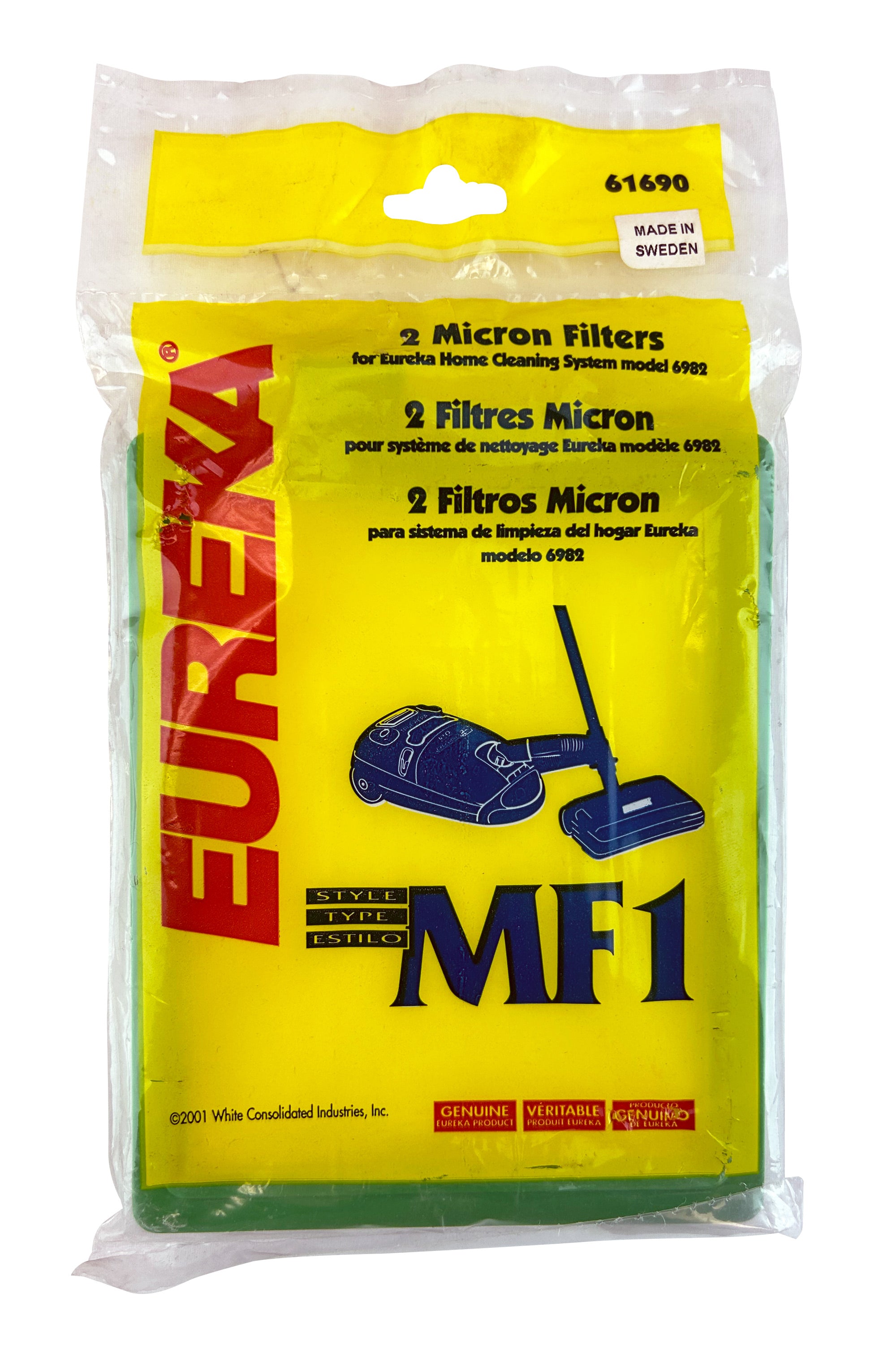 Eureka Micron Filter - MF1- Pack of 2 - 61690