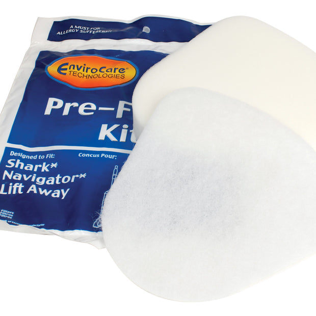 Pre-Filter for Shark Navigator Lift Away NV350, NV351, NV352, NV555, NV356, NV356E et NV357 - Pack of 2 Filters - F650