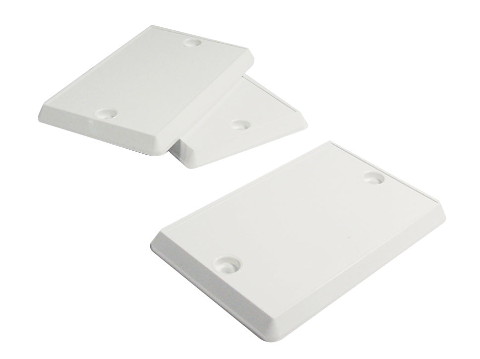 Temporary Cover Plate Fitting for Central Vac - 3 Pack - White - Plastiflex SV8012