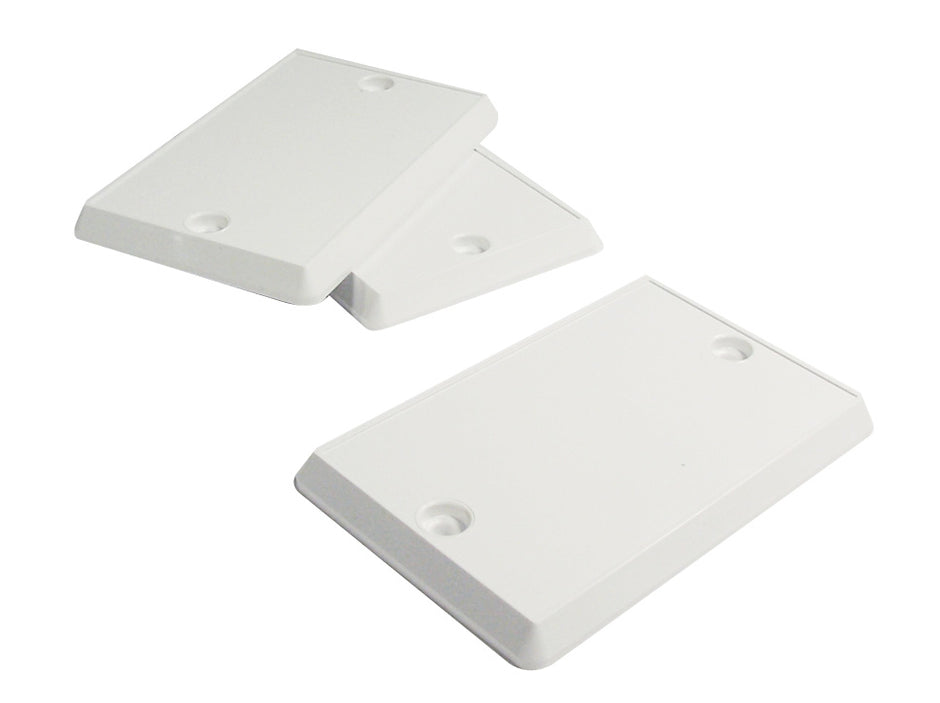 Temporary Cover Plate Fitting for Central Vac - 3 Pack - White - Plastiflex SV8012