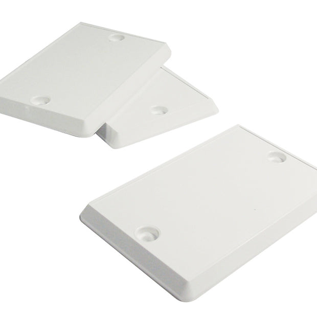 Temporary Cover Plate Fitting for Central Vac - 3 Pack - White - Plastiflex SV8012