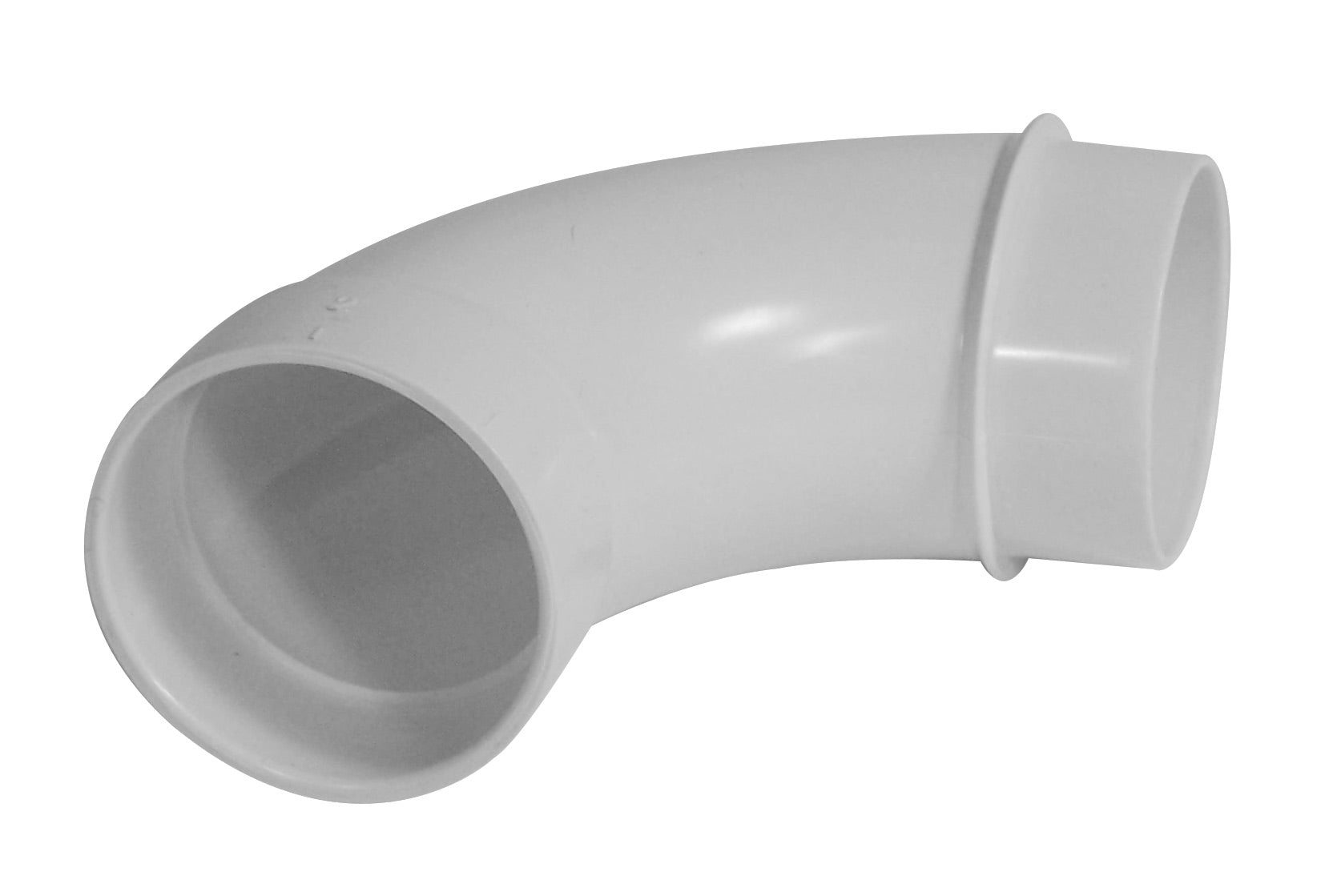 90Â° Elbow M/F - Fitting for Central Vac Installation - White - Hayden 765511W
