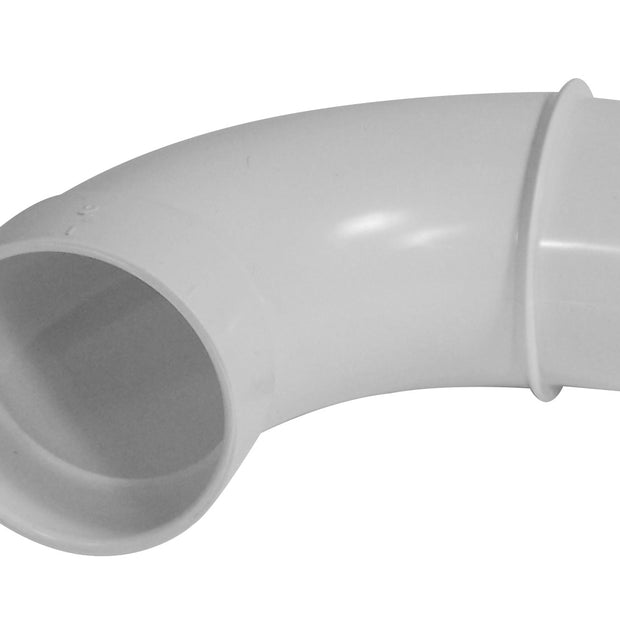90Â° Elbow M/F - Fitting for Central Vac Installation - White - Hayden 765511W