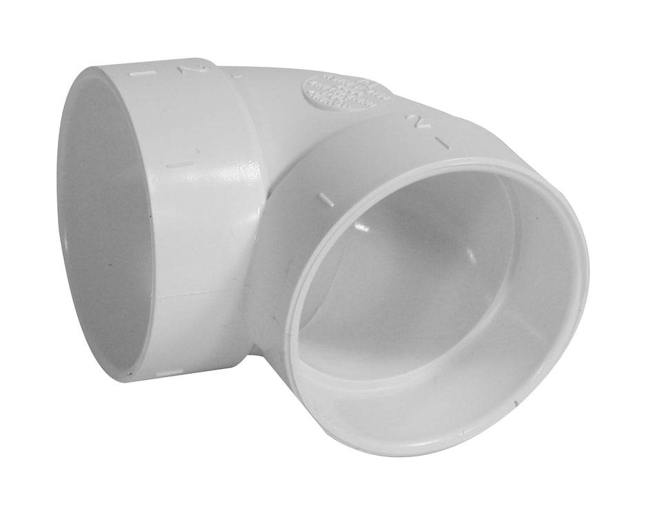 Short 90Â° Elbow - "L" Fitting - for Central Vacuum Installation - Hayden 765506W