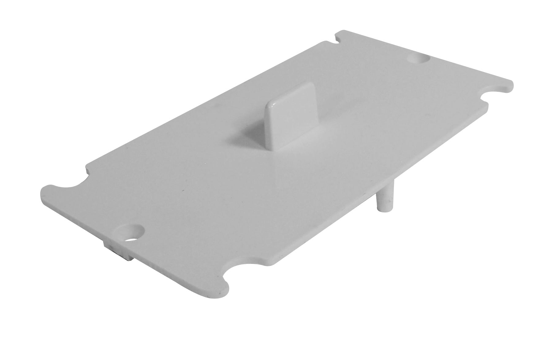 Cover Inlet Plate - for Central Vac Installation - White - Plastiflex SV8078-M