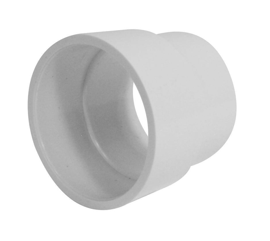 1 5/8"  X 1 Â½" Valve Extension - for Central Vac Installation - White - Plastiflex SV8082M