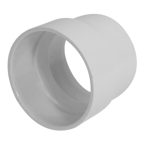2" to 1 3/4" Inlet Adaptor - for Central Vacuum Installation - White - Plastiflex SV8084-M