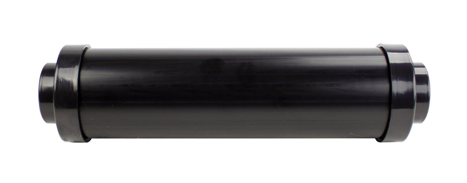 12'' Long Exhaust Muffler - for Central Vacuum Installation - Black