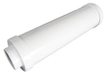 12'' Long Exhaust Muffler - for Central Vacuum Installation - White