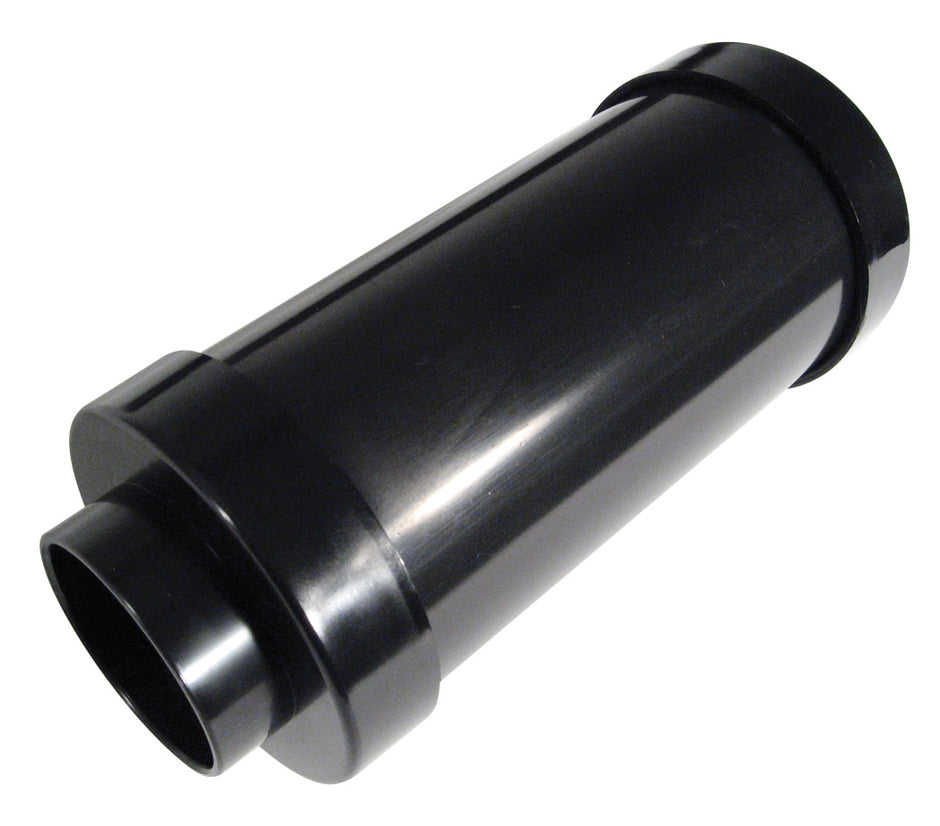 7'' Long Exhaust Muffler - for Central Vacuum Installation -- Black