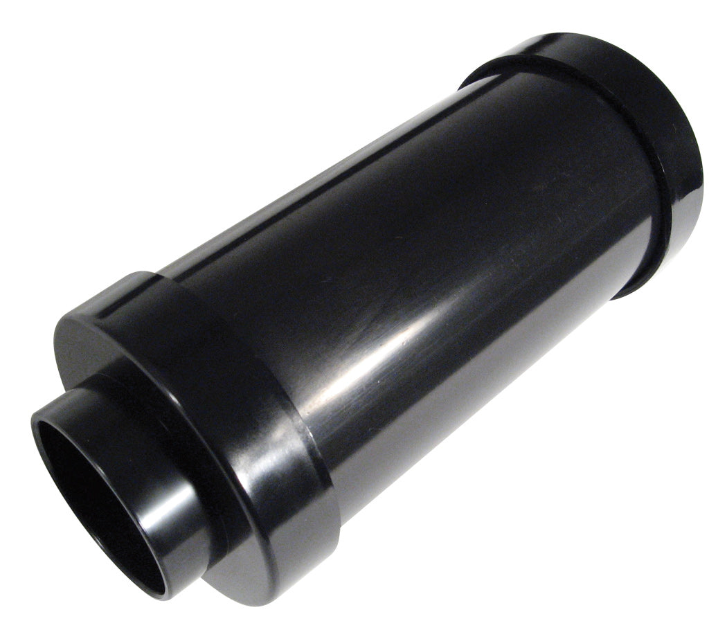 7'' Long Exhaust Muffler - for Central Vacuum Installation -- Black