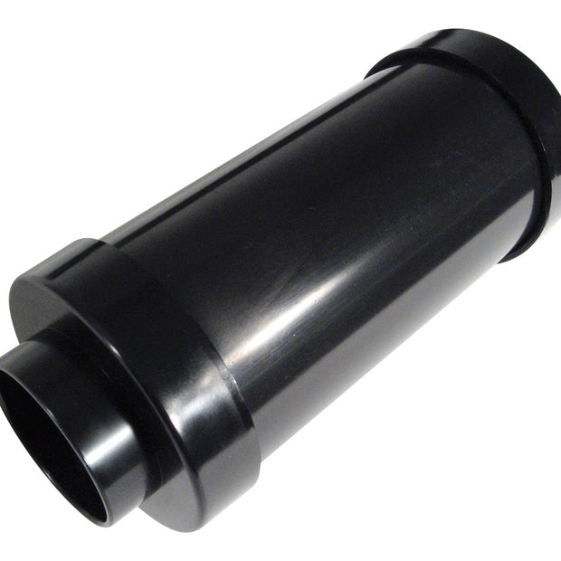7'' Long Exhaust Muffler - for Central Vacuum Installation -- Black