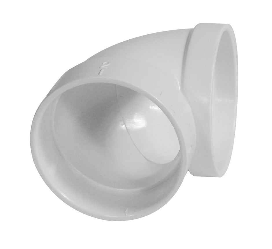 90Â° Short Elbow - "L"  Fitting - for Central Vacuum Installation - Hayden 765504W