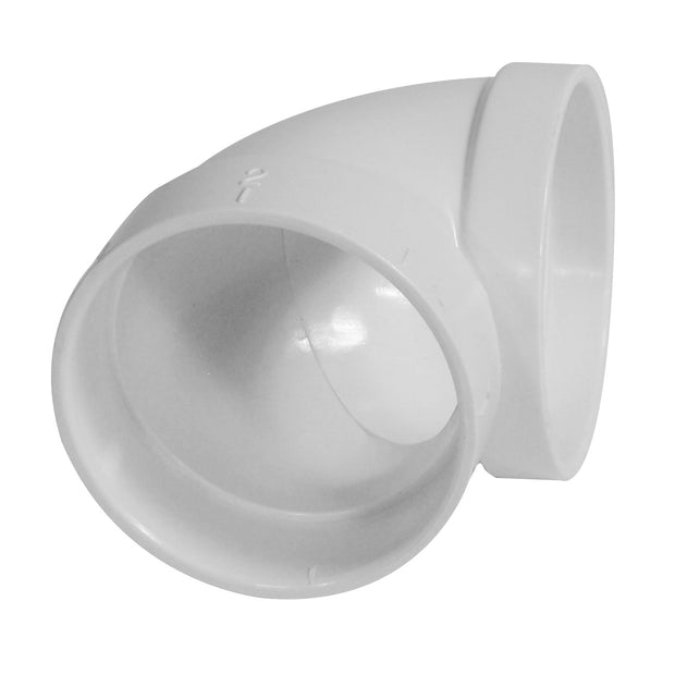 90Â° Short Elbow - "L"  Fitting - for Central Vacuum Installation - Hayden 765504W