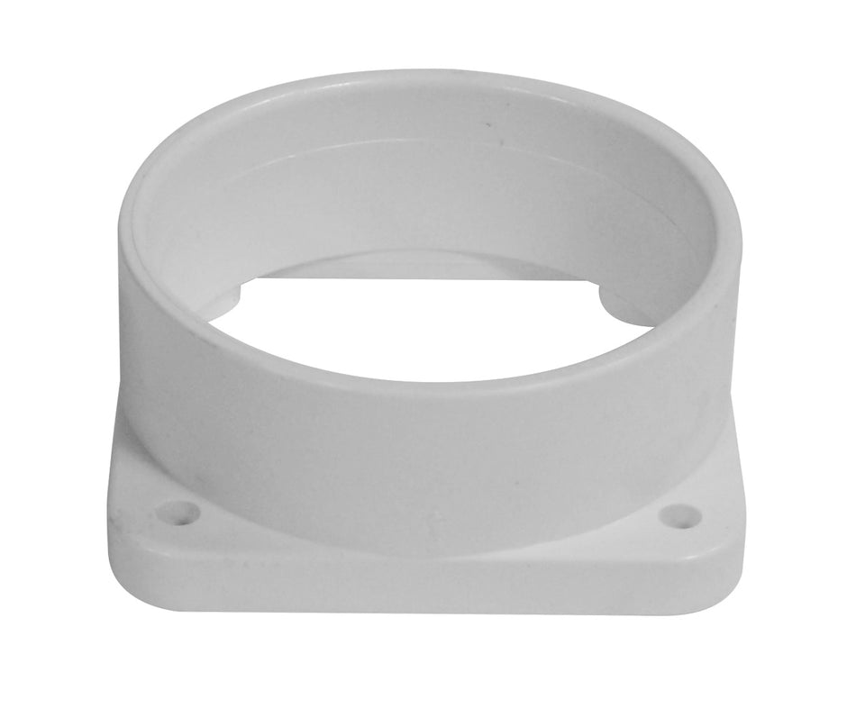 Adjustable Start Adaptor - for Central Vacuum Installation - White - Hayden 762040