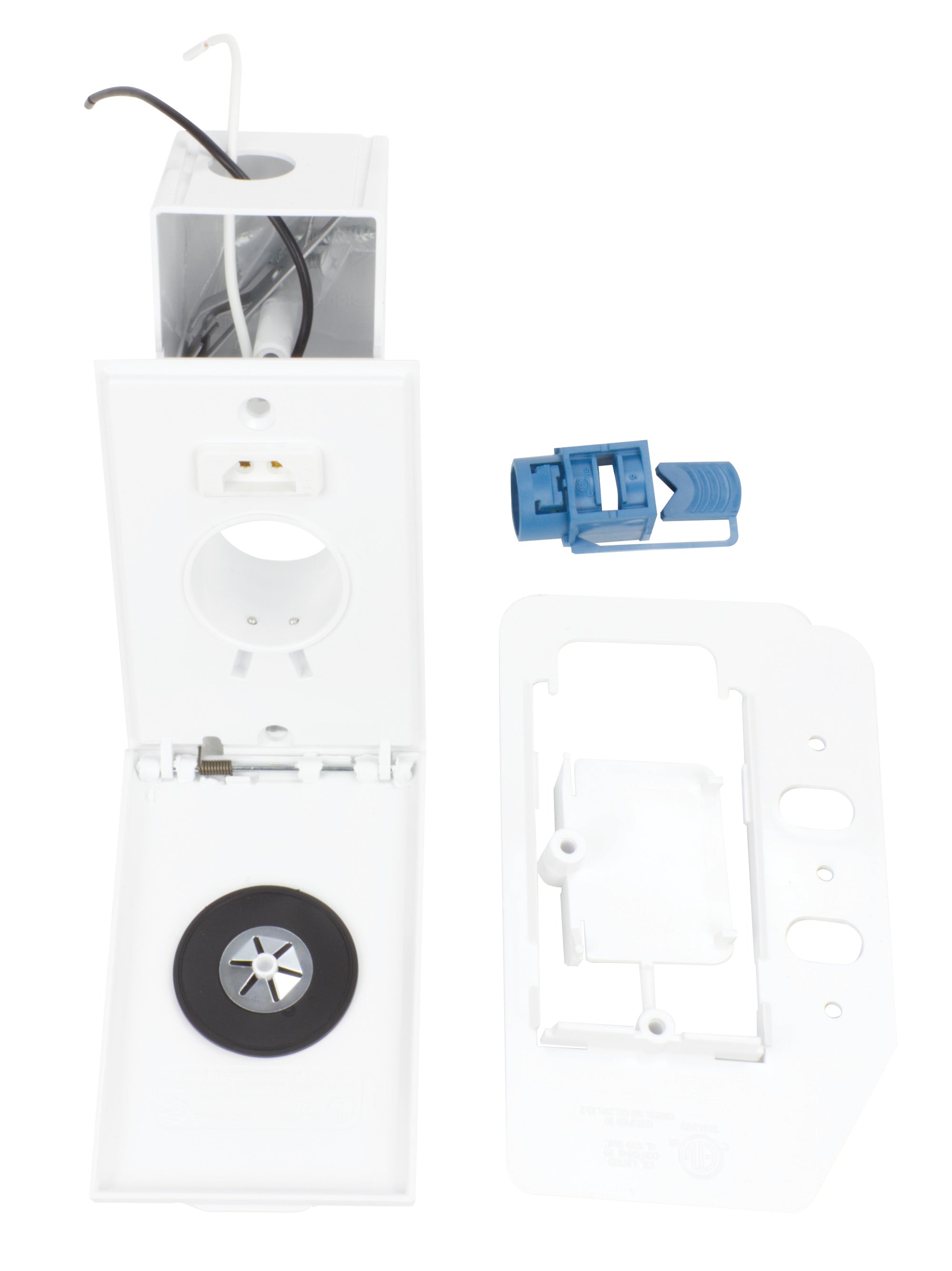 Supervalve Fitting - Full Door Central - White - Canplas 792090W
