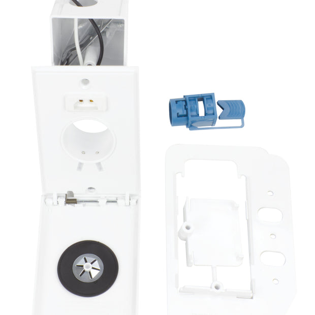 Supervalve Fitting - Full Door Central - White - Canplas 792090W