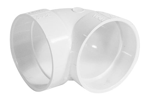 90Â° Short Elbow - for Central Vacuum Installation - White - Hayden 765503W