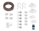 Installation Kit for Central Vacuum - 2 Inlets - with Accessories