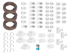 Installation Kit for Central Vacuum - 5 Inlets - with Accessories